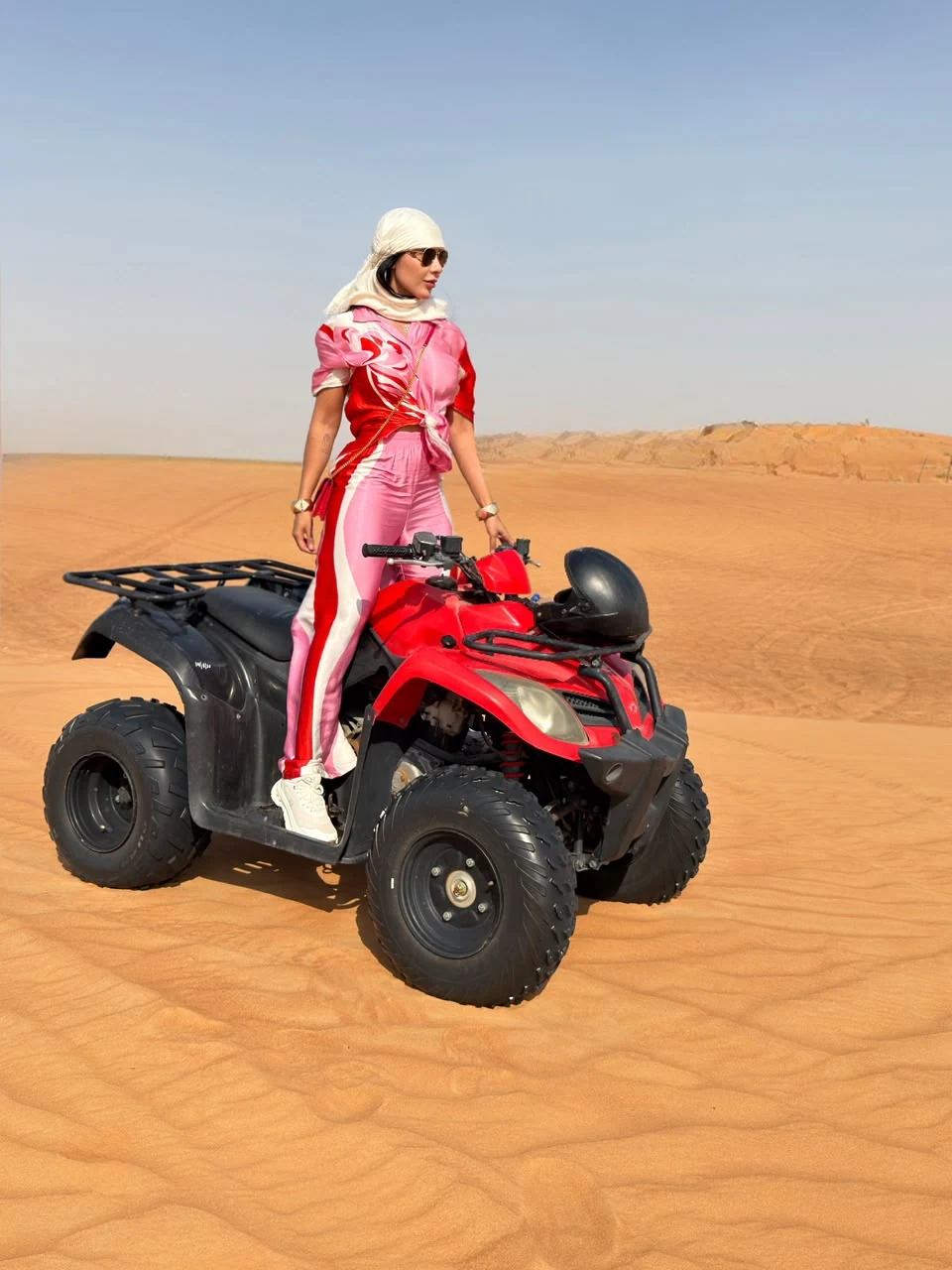 VIP Premium Bus Pick And Drop Desert Safari With Quad Bike